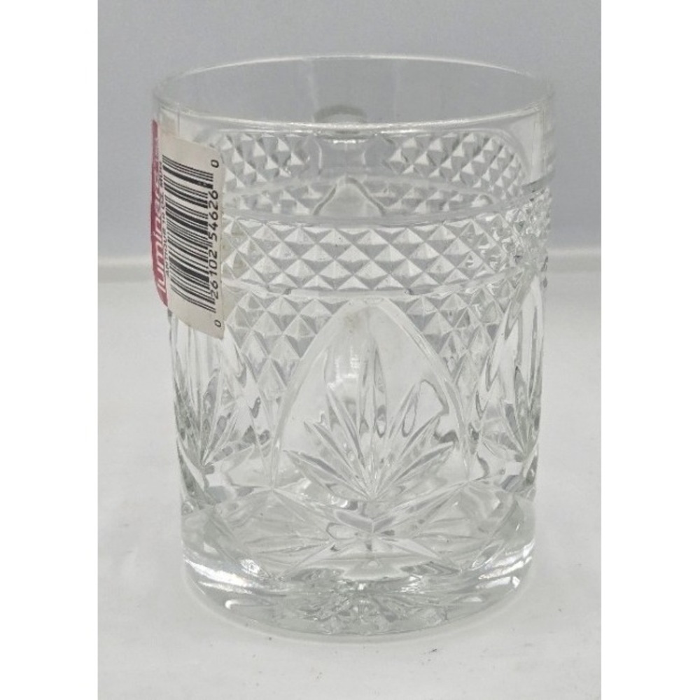 Luminarc Antique Clear Glass 10 oz Coffee Mug Beer Stein Made in USA Lot of 12